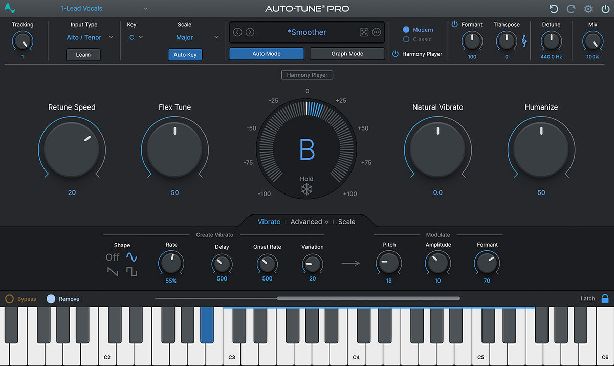 Antares Auto-Tune Pro 11 Pitch Correction Software - Electronic Delivery