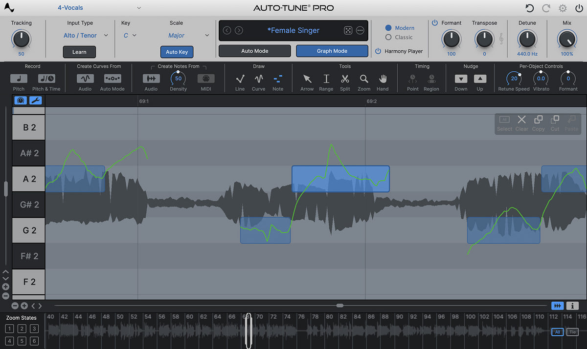 Antares Auto-Tune Pro 11 Pitch Correction Software - Electronic Delivery