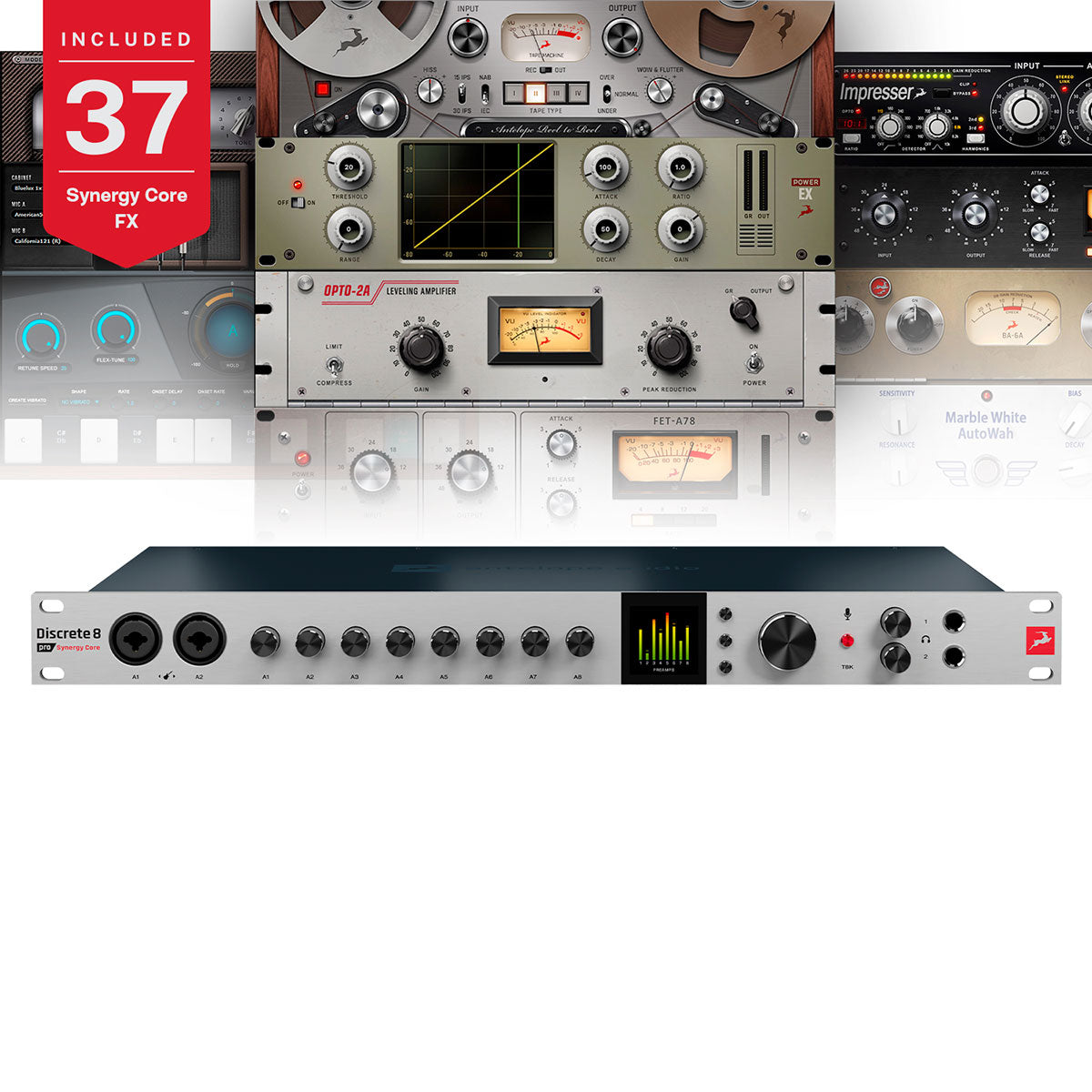 Antelope Audio Discrete 8 Pro Synergy Core 26x32 Thunderbolt/USB