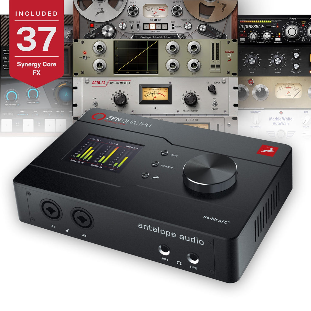 Antelope Audio Zen Quadro Synergy Core 14-in/10-out USB-C Audio Interface