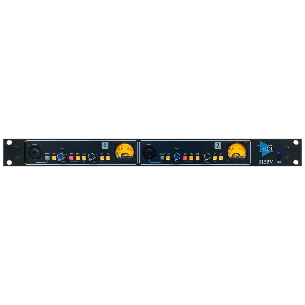 API 3122V 2-Channel Microphone/Line Preamp