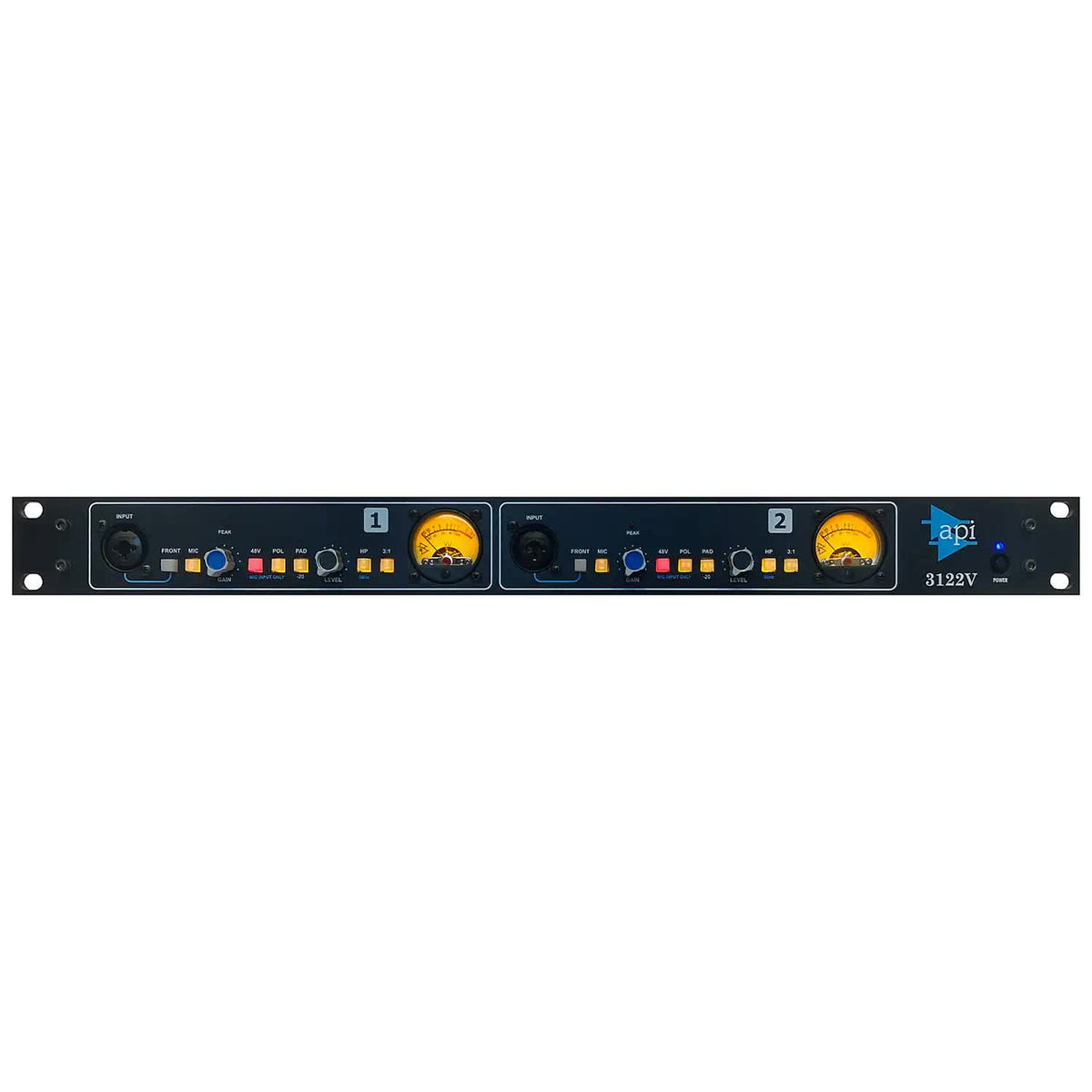 API 3122V 2-Channel Microphone/Line Preamp