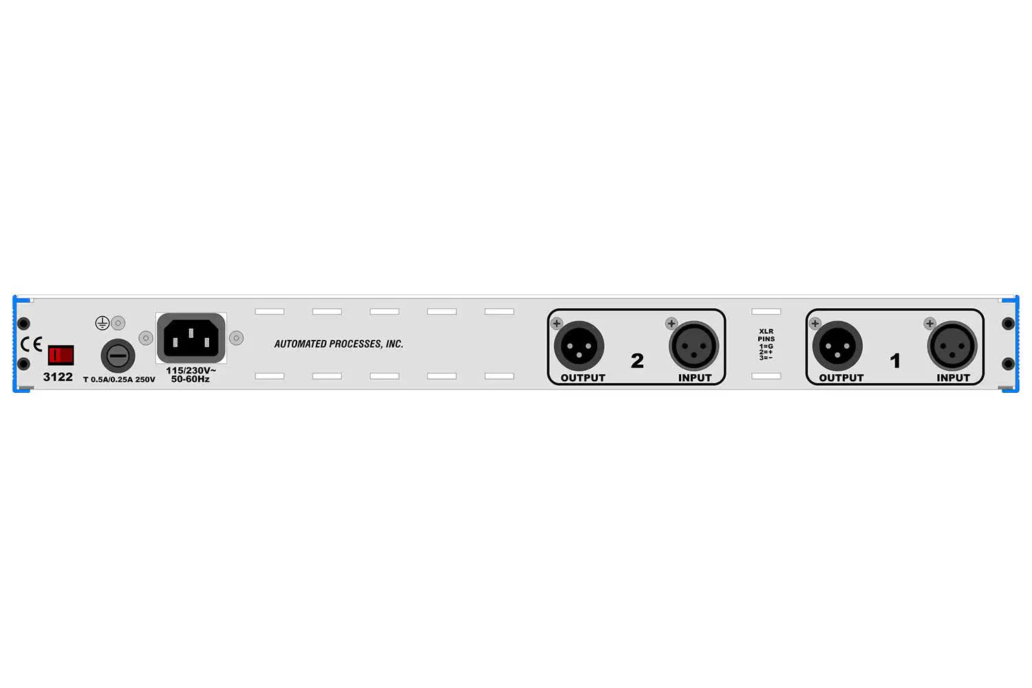 API / 3122V 2ch マイクプリアンプ API 2 Channel Preamp - API 3122V - 3122V Mic Pre – Vintage King