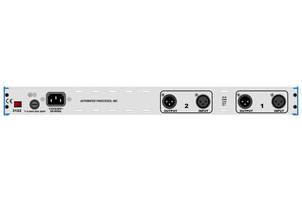 API 3122V 2-Channel Microphone/Line Preamp