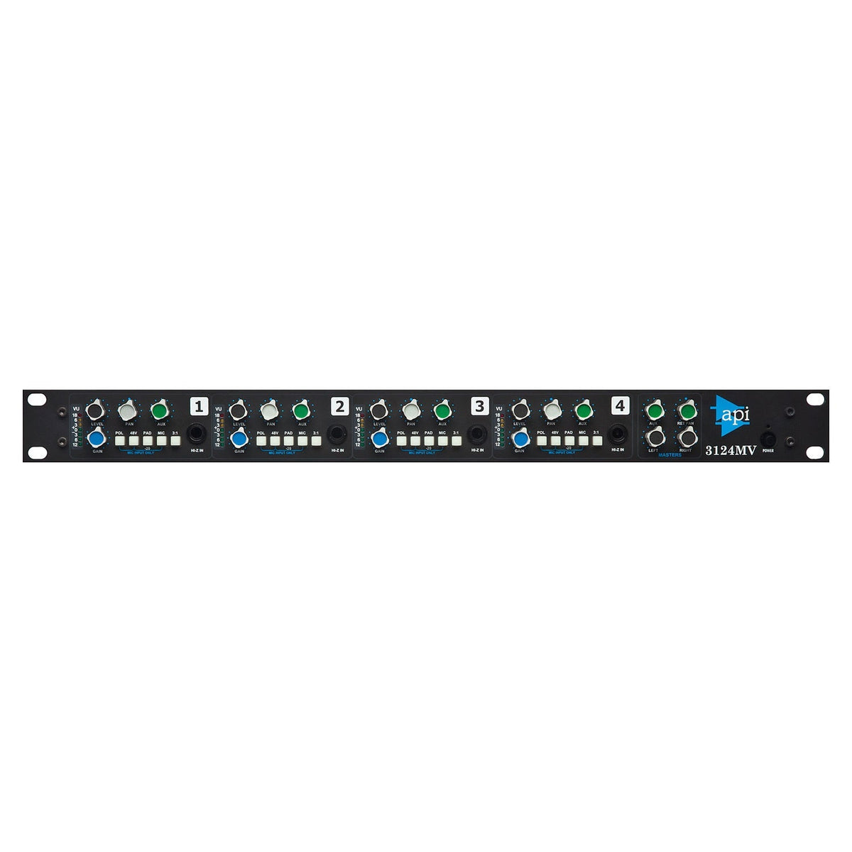API 3124MV 4-Channel Microphone Preamp