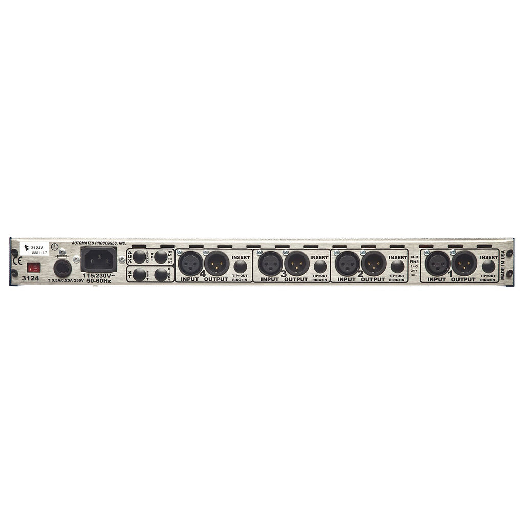 API 3124V 4-Channel Microphone/Line Preamp