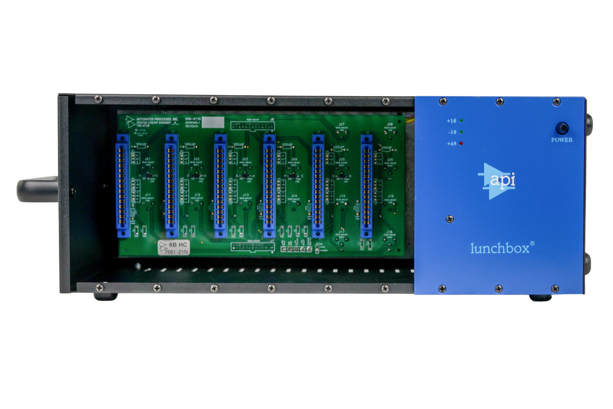 API 500-6B 500 Series 6-Slot Module Lunchbox #7681-21N (Used)