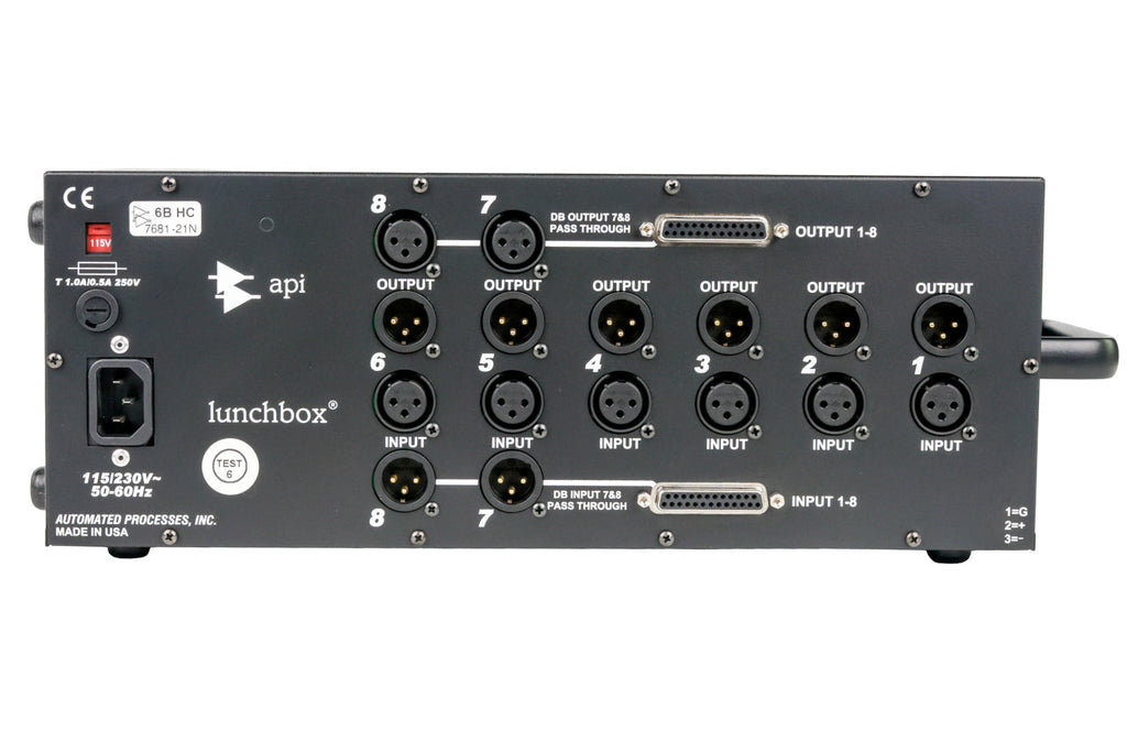 API 500-6B 500 Series 6-Slot Module Lunchbox #7681-21N (Used)