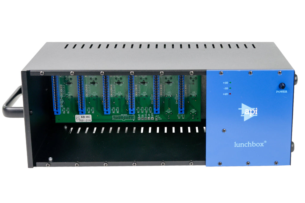 API 500-6B 500 Series 6-Slot Module Lunchbox #7681-21N (Used)