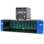 API 500VPR 500 Series 10-Slot Module Rack with PSU #3460-12N (Used) 1