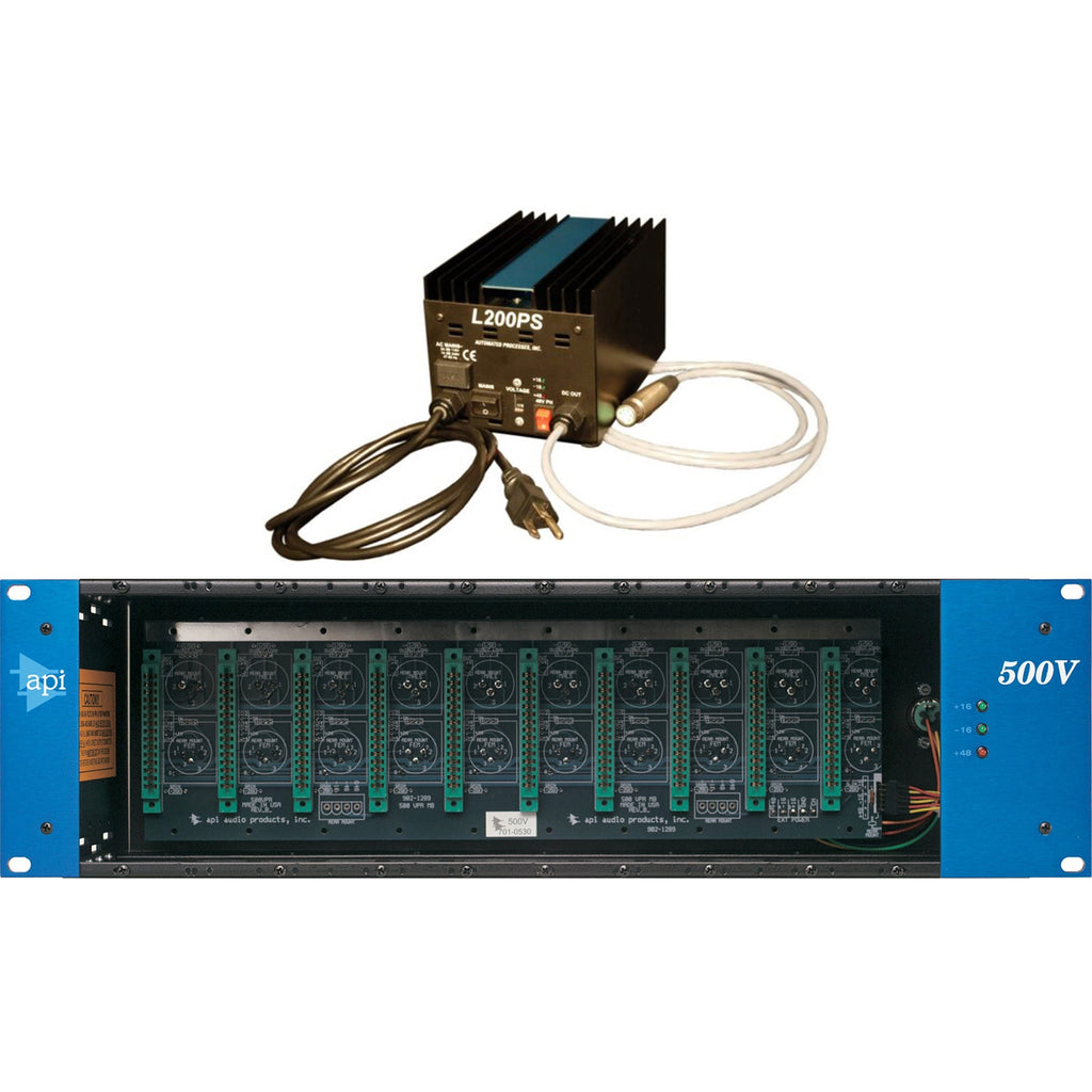 API 500VPR 10-Slot 500 Series Rack with External Power Supply