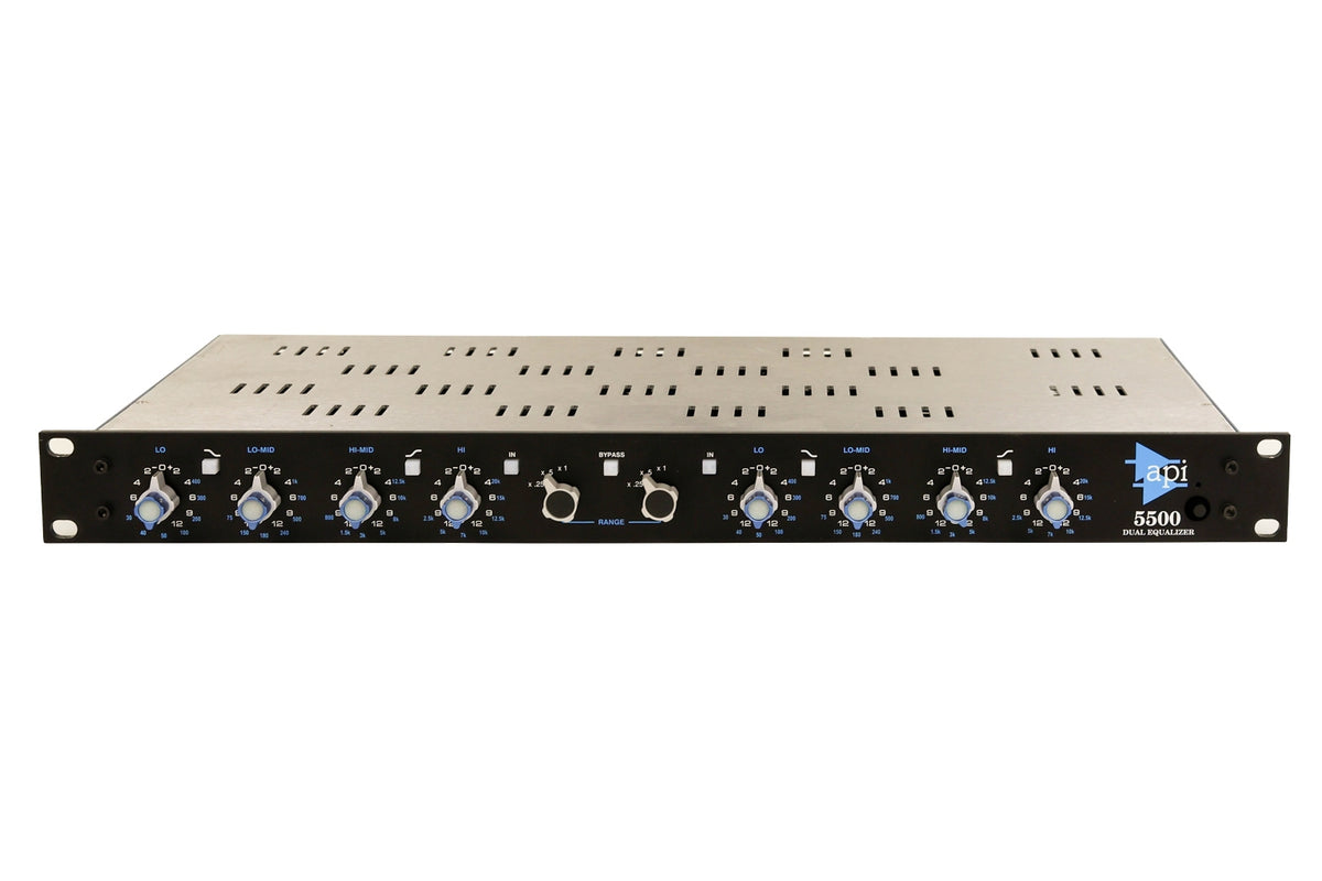 API 5500 Stereo 4-Band Dual Equalizer #1681-19 (Used)
