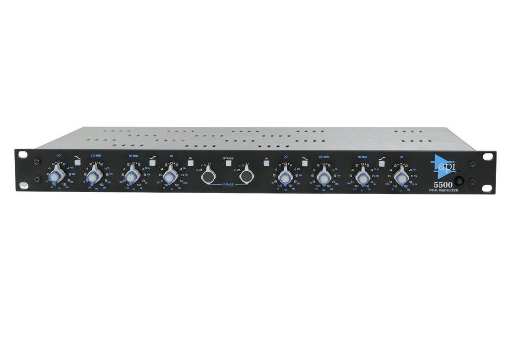 API 5500 Stereo 4-Band Dual Equalizer #2689-23 (Used)
