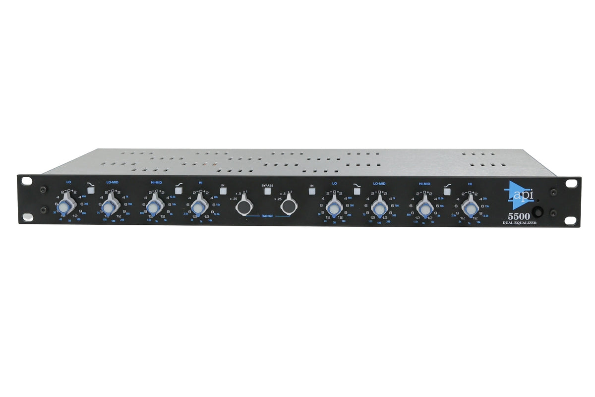 API 5500 Stereo 4-Band Dual Equalizer #2689-23 (Used)