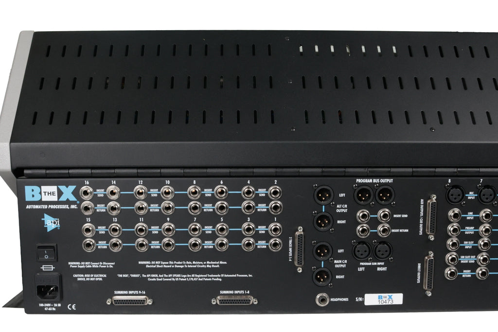 API The Box 2 Recording and Mixing Console #10473 (Used)