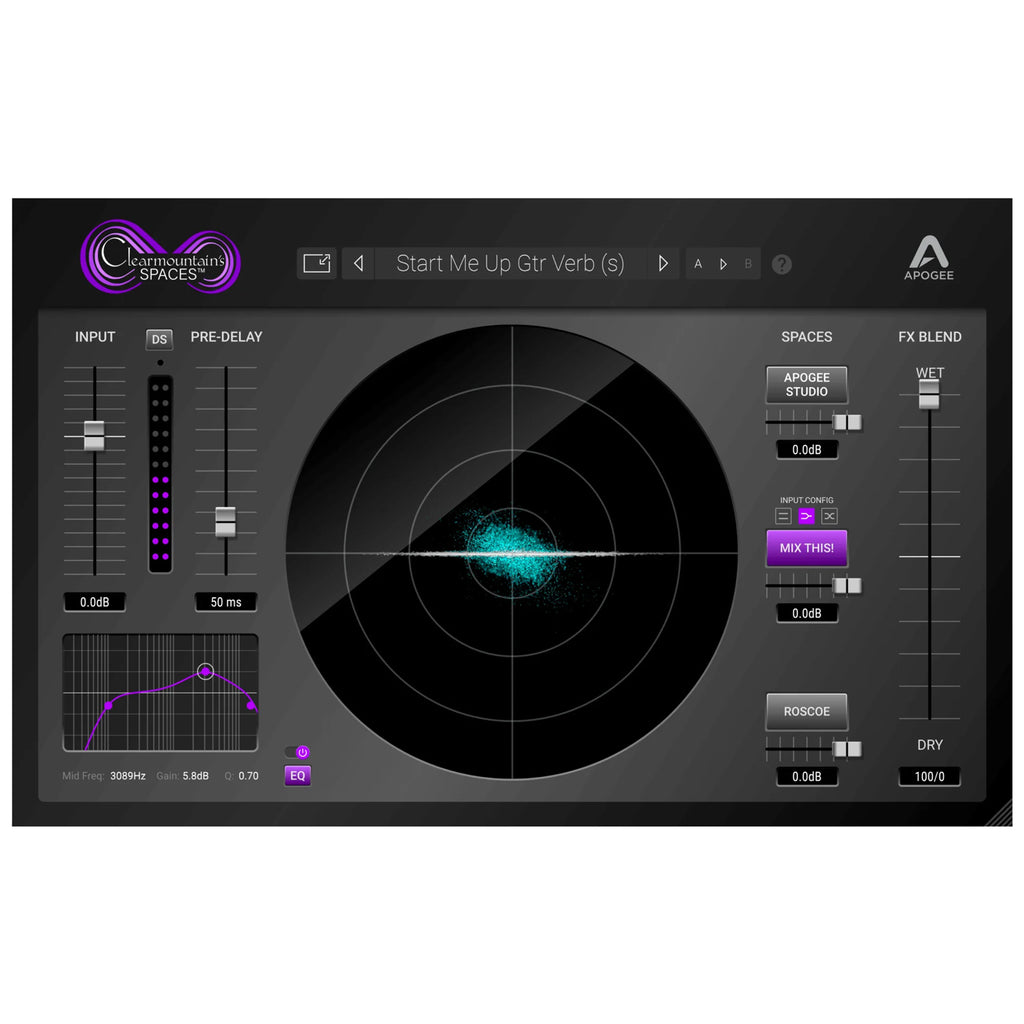 Apogee Clearmountain's Spaces Plug-in - Electronic Delivery