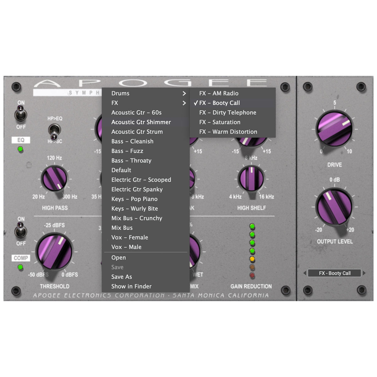 Apogee Digital Symphony ECS Channel Strip Plug-in - Electronic Delivery