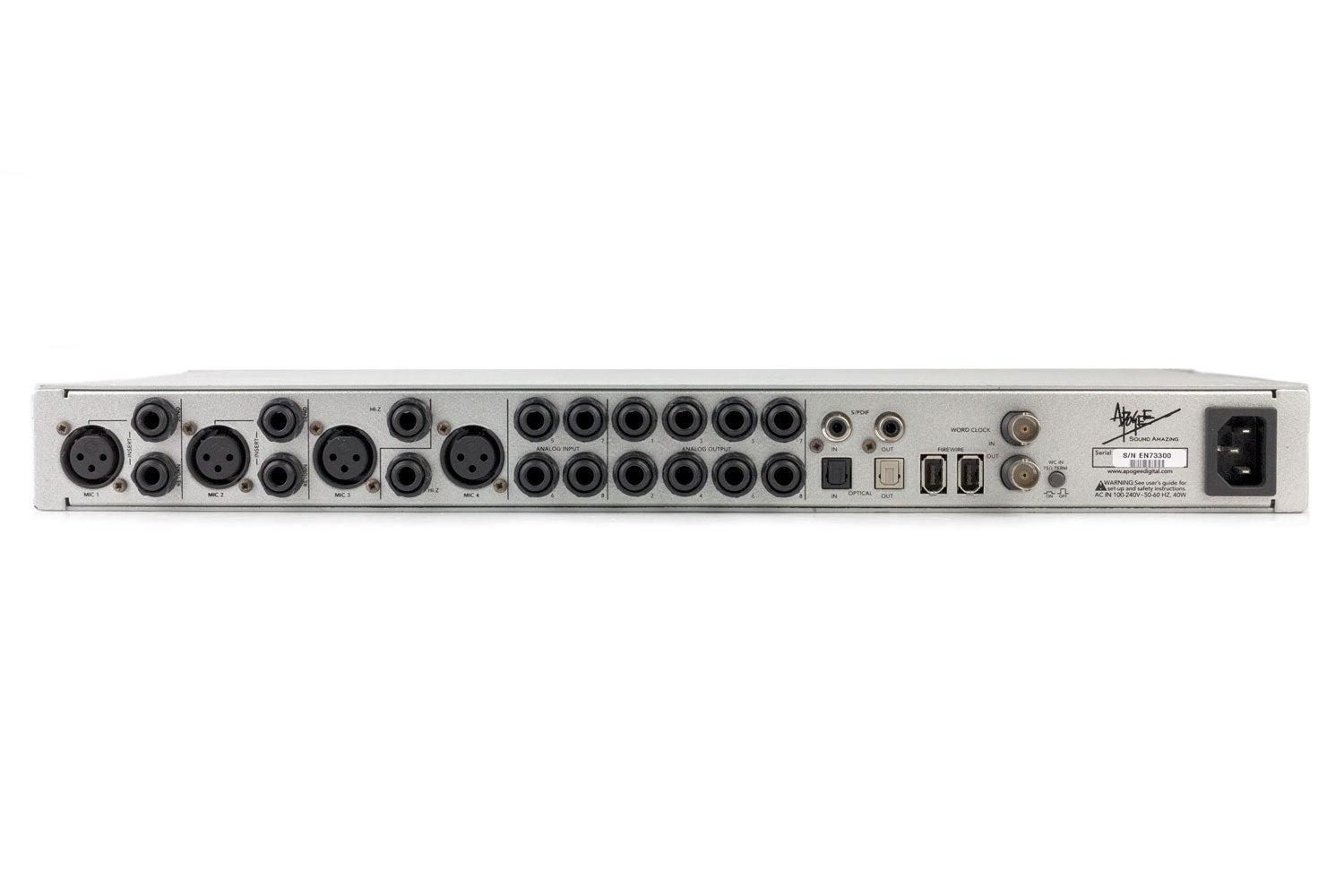 コラッタApogee Ensemble FireWire ジャンク品2台 Apogee Ensemble Firewire Audio Interface #EN73300 (Used) – Vintage