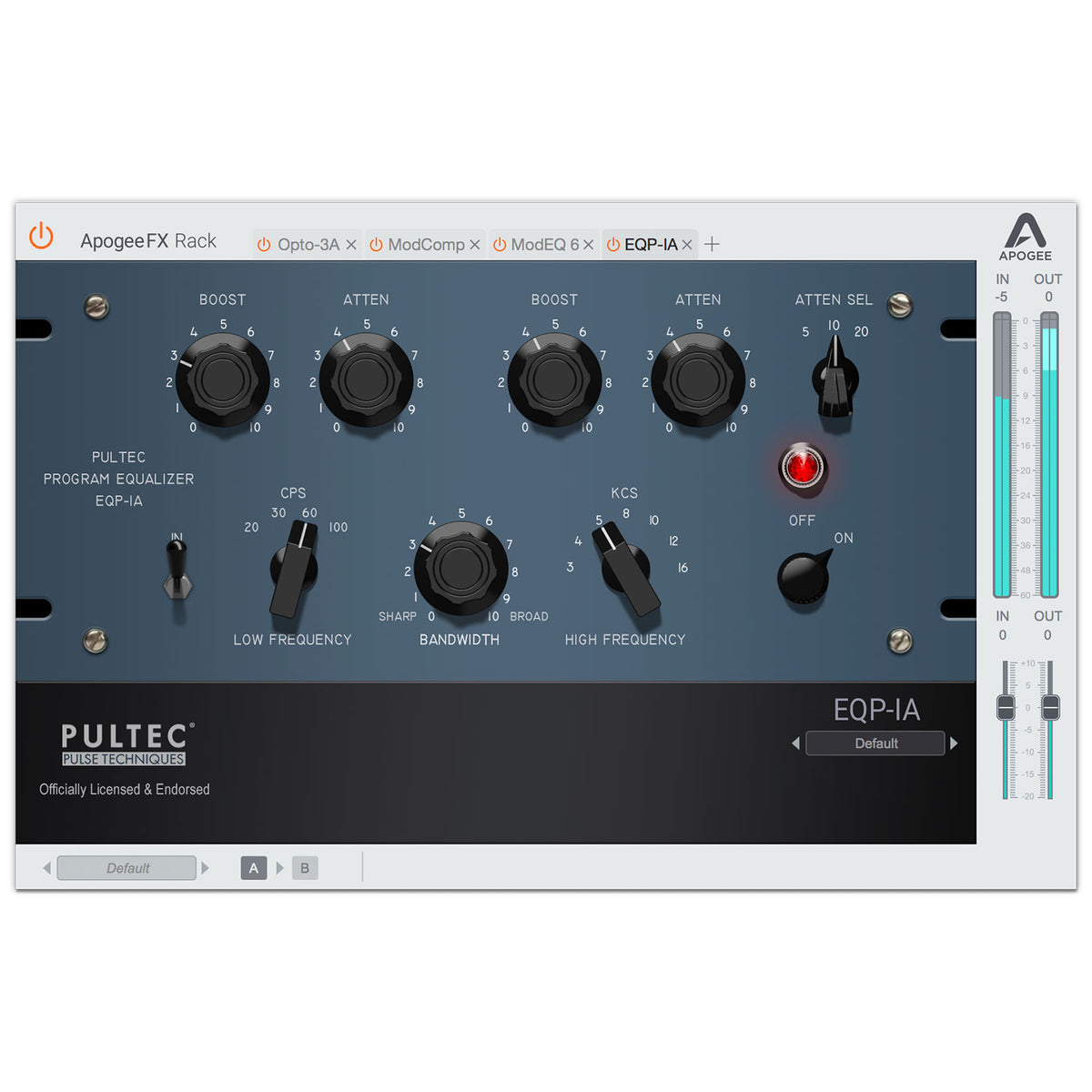 Apogee FX Rack Pultec EQP-1A - Electronic Delivery