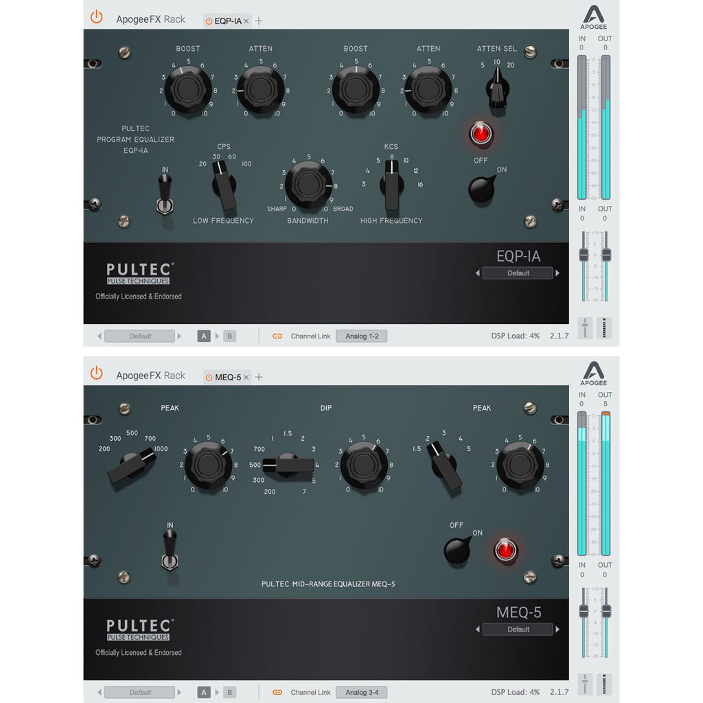 Apogee FX Rack Pultec Bundle - Electronic Delivery