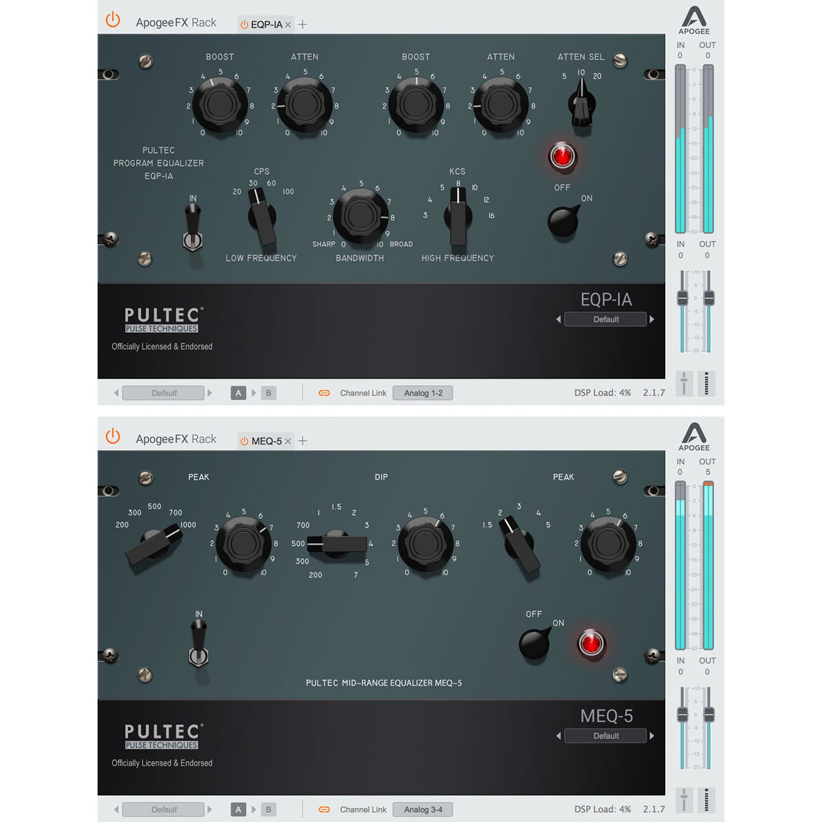 Apogee FX Rack Pultec Bundle - Electronic Delivery