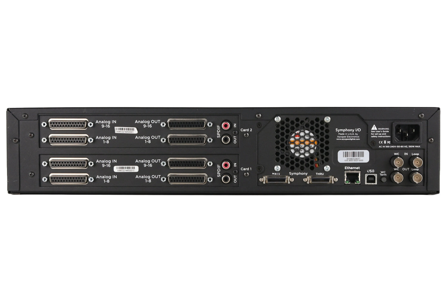 Apogee Symphony I/O MKI Interface with 32x32 Analog I/O