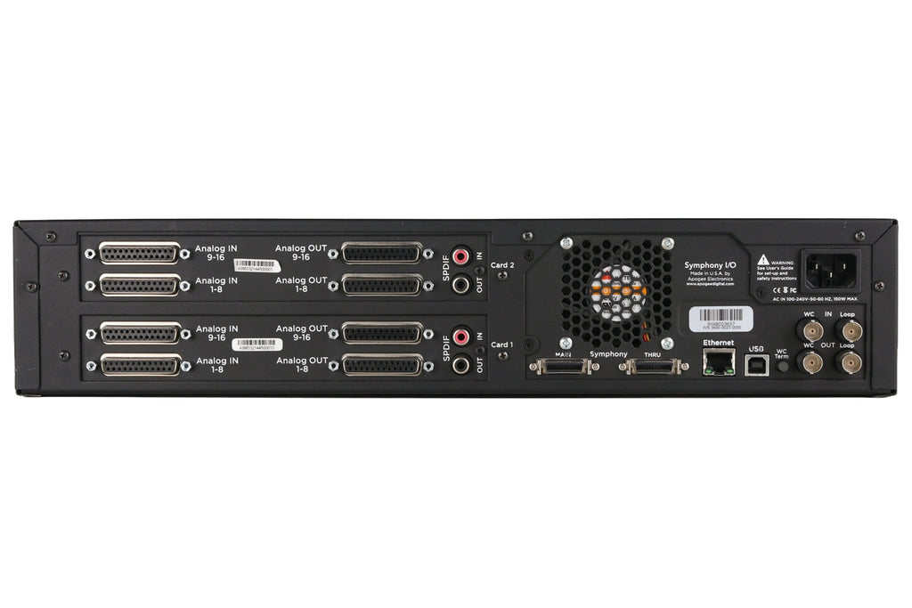 Apogee Symphony I/O MKI Interface with 32x32 Analog I/O #SYAB003657 (Used)