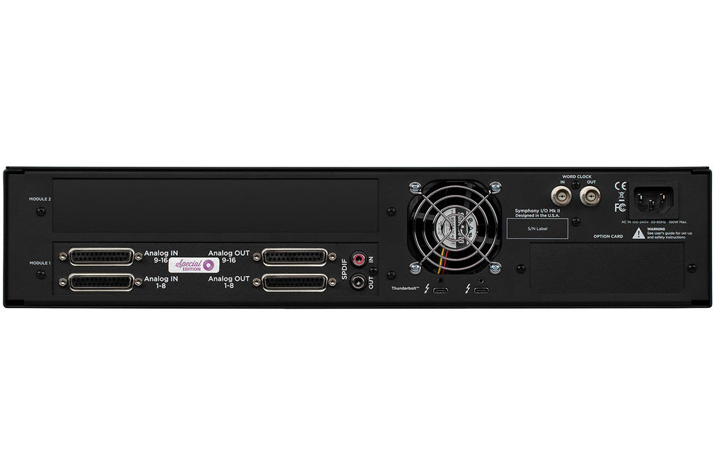 Apogee Symphony I/O MKII Thunderbolt 3 Interface with Special Edition 16 Analog I/O - Anniversary Edition