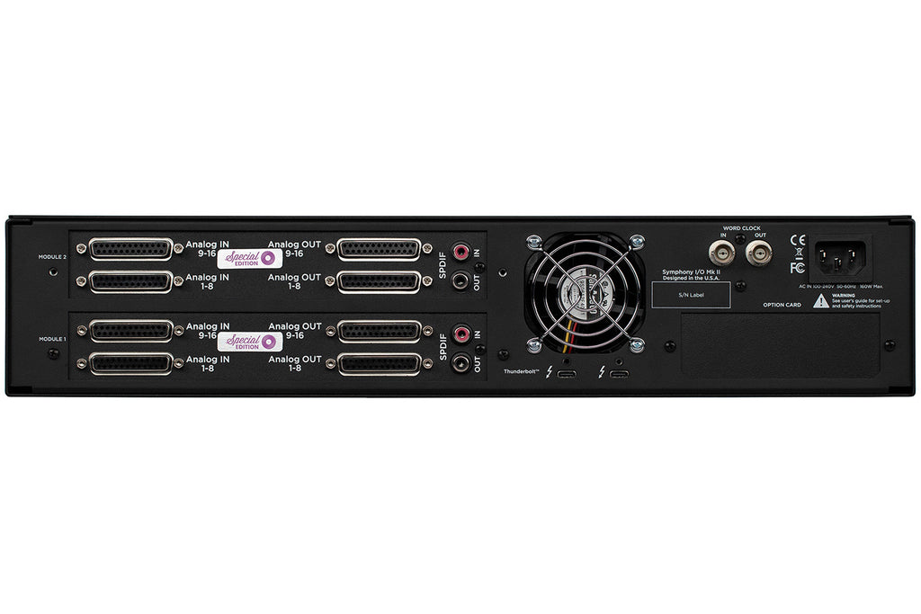 Apogee Symphony I/O MKII Thunderbolt 3 Interface with Special Edition 32 Analog I/O - Anniversary Edition