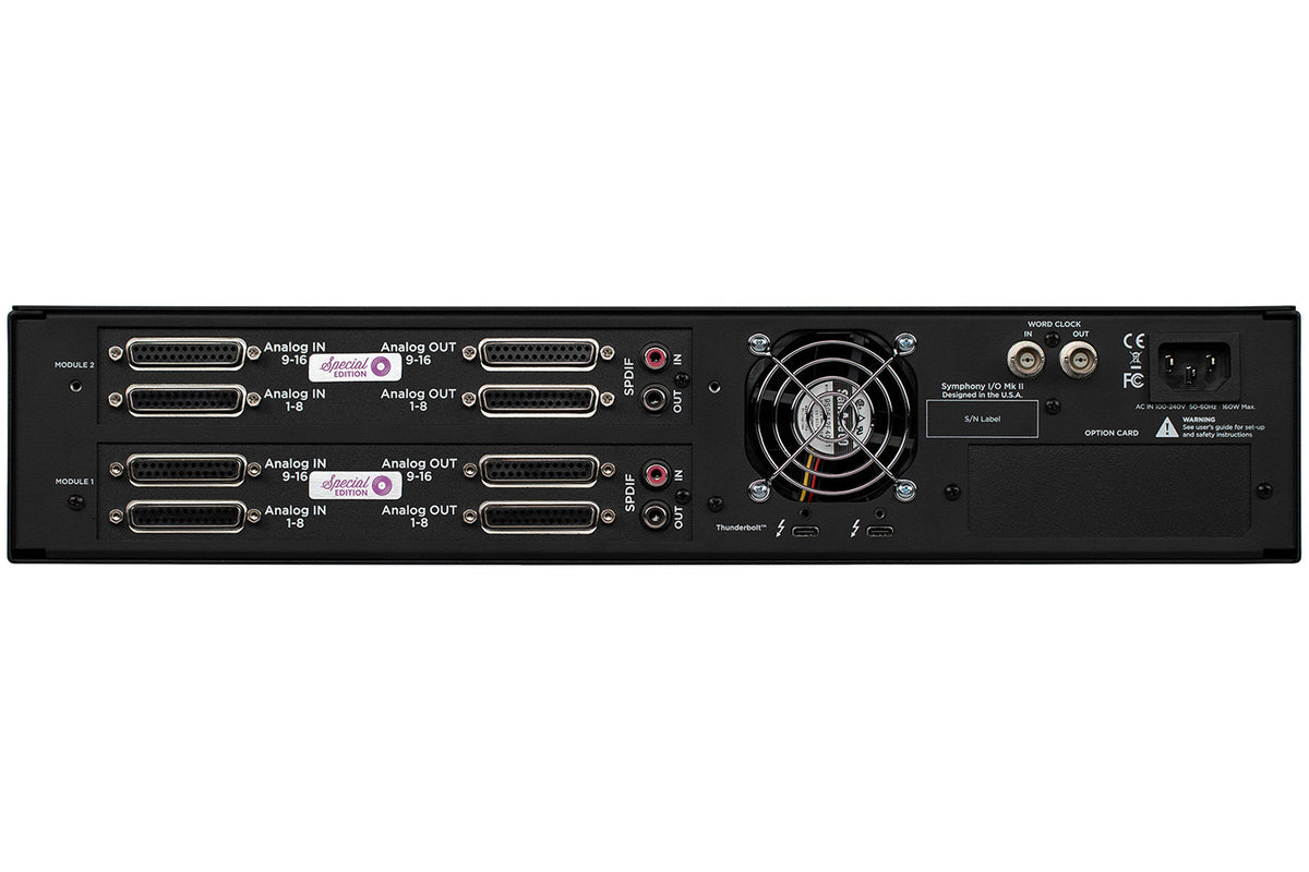 Apogee Symphony I/O MKII Thunderbolt 3 Interface with Special Edition 32 Analog I/O - Anniversary Edition