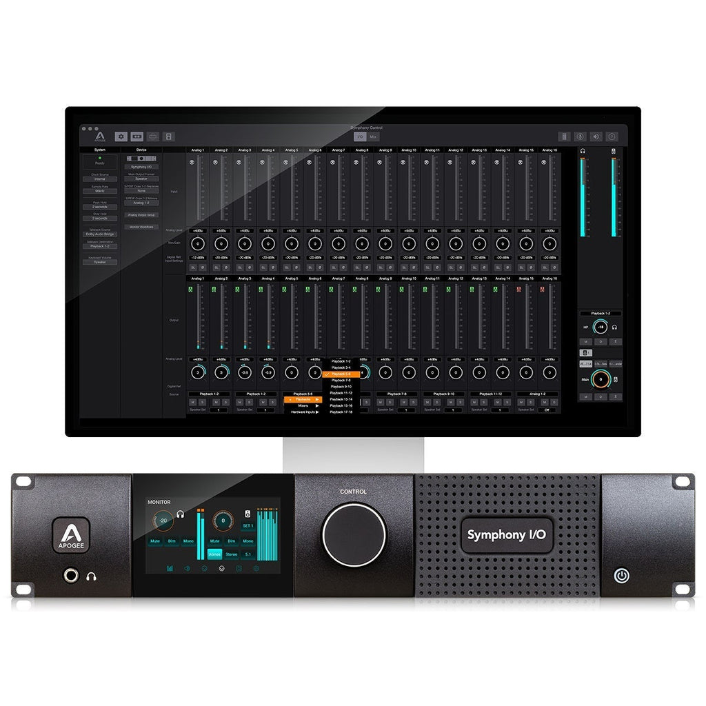Apogee Symphony I/O MKII Thunderbolt Interface with Special Edition 16x16 Analog I/O