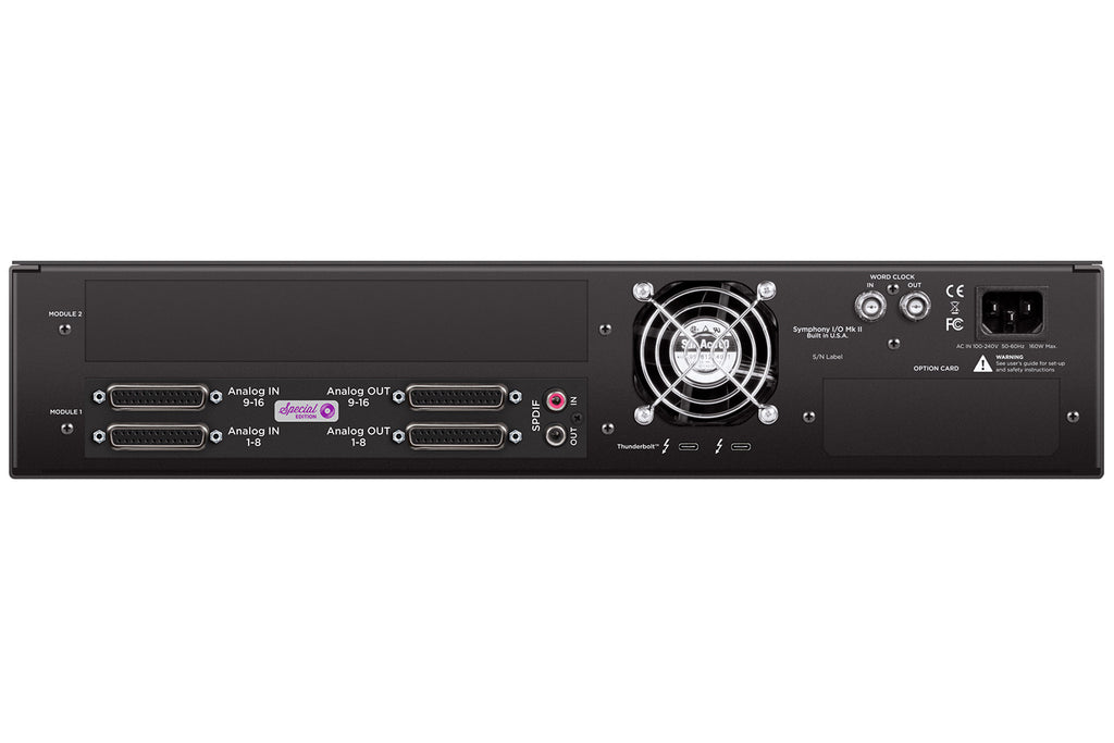 Apogee Symphony I/O MKII Thunderbolt 3 Interface with 16x16SE I/O Module