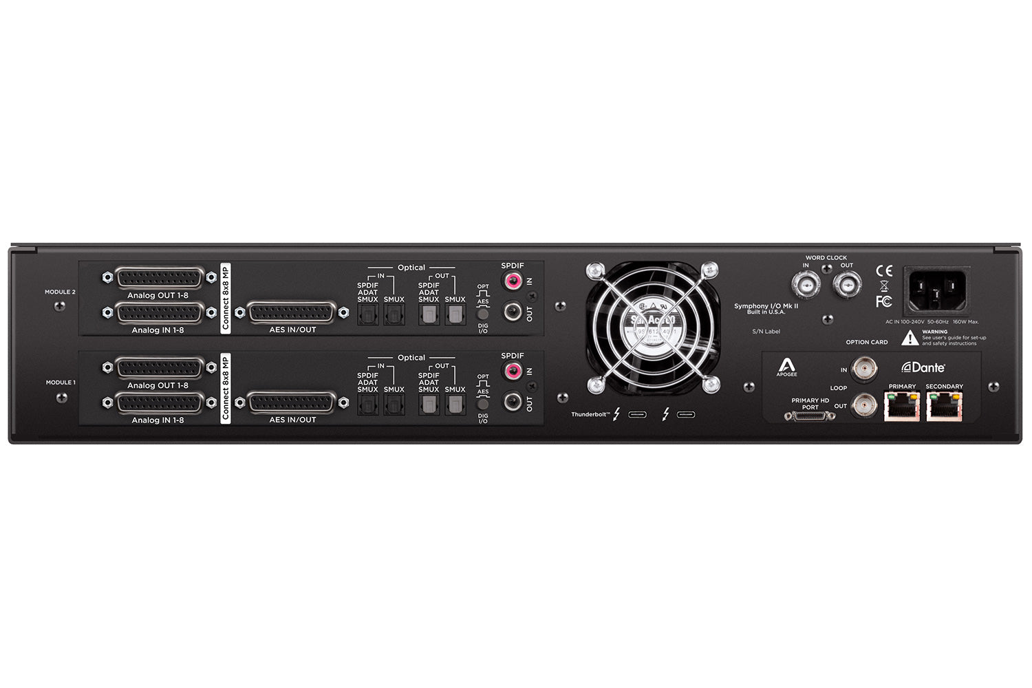 Apogee Symphony I/O MKII Thunderbolt 3 Interface with Pro Tools HD