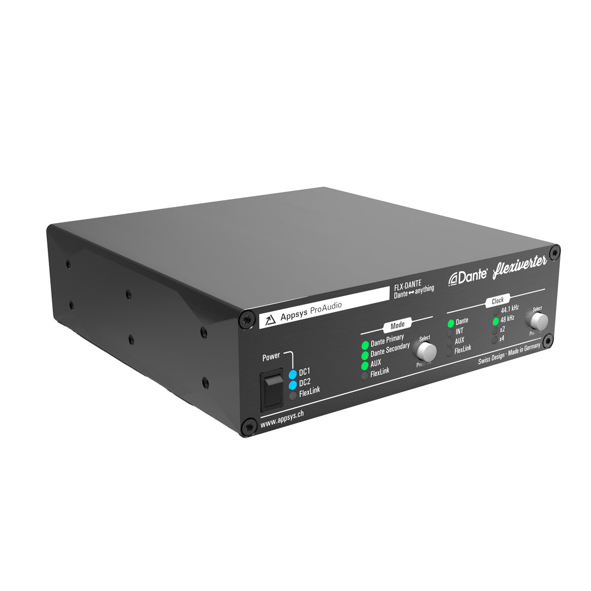 Appsys ProAudio Flexiverter FLX-DANTE 64-Channel Dante Digital Audio Converter