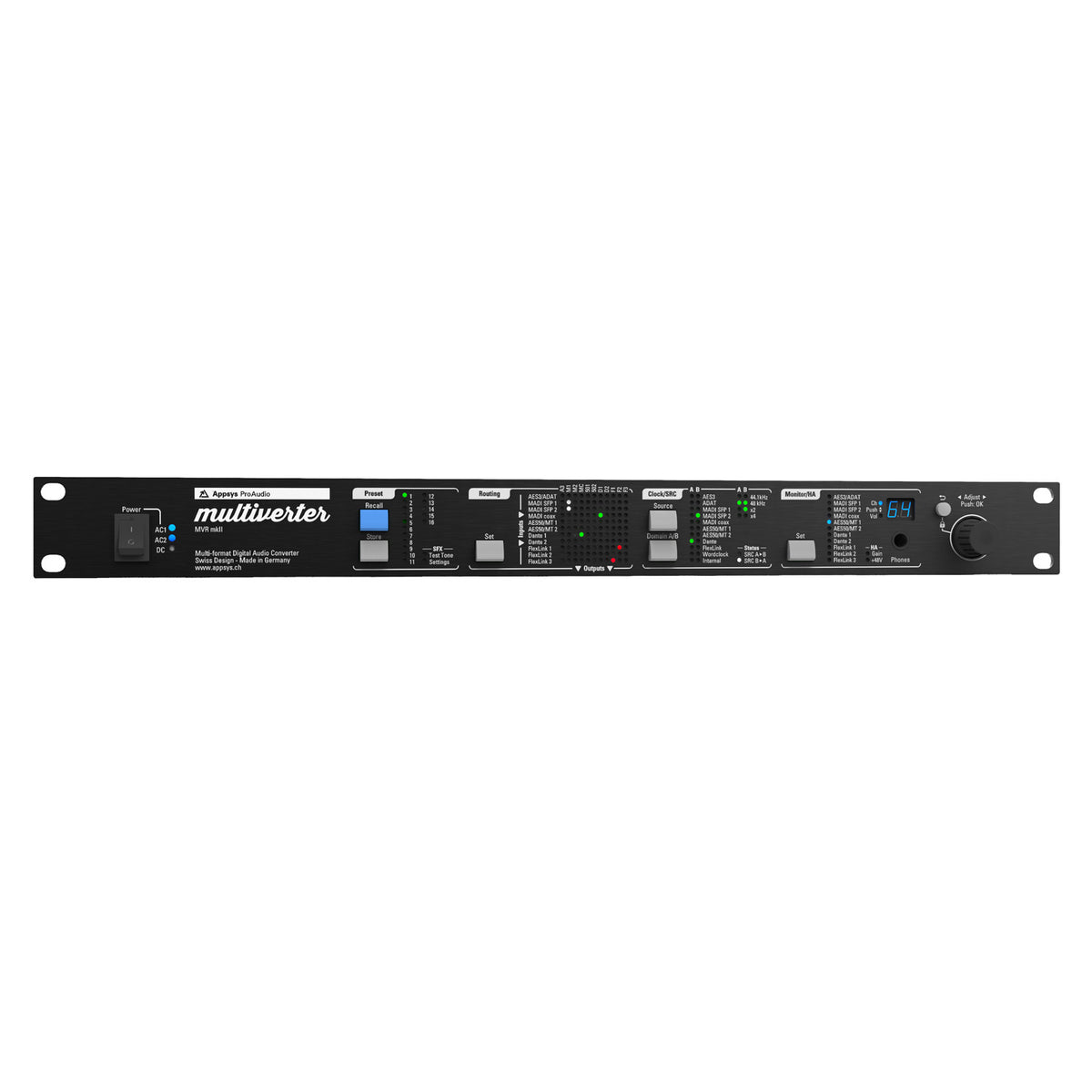 Appsys ProAudio MVR-mkII Multiverter 704x704 Multi-Format Digital Audio Converter