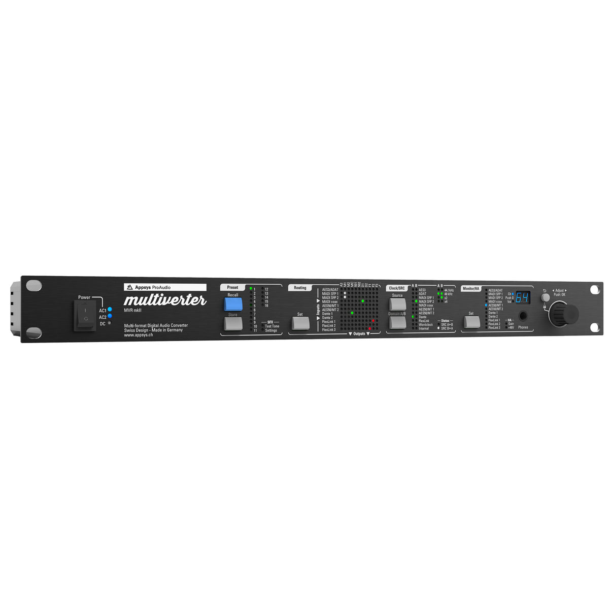 Appsys ProAudio MVR-mkII Multiverter 704x704 Multi-Format Digital Audio Converter