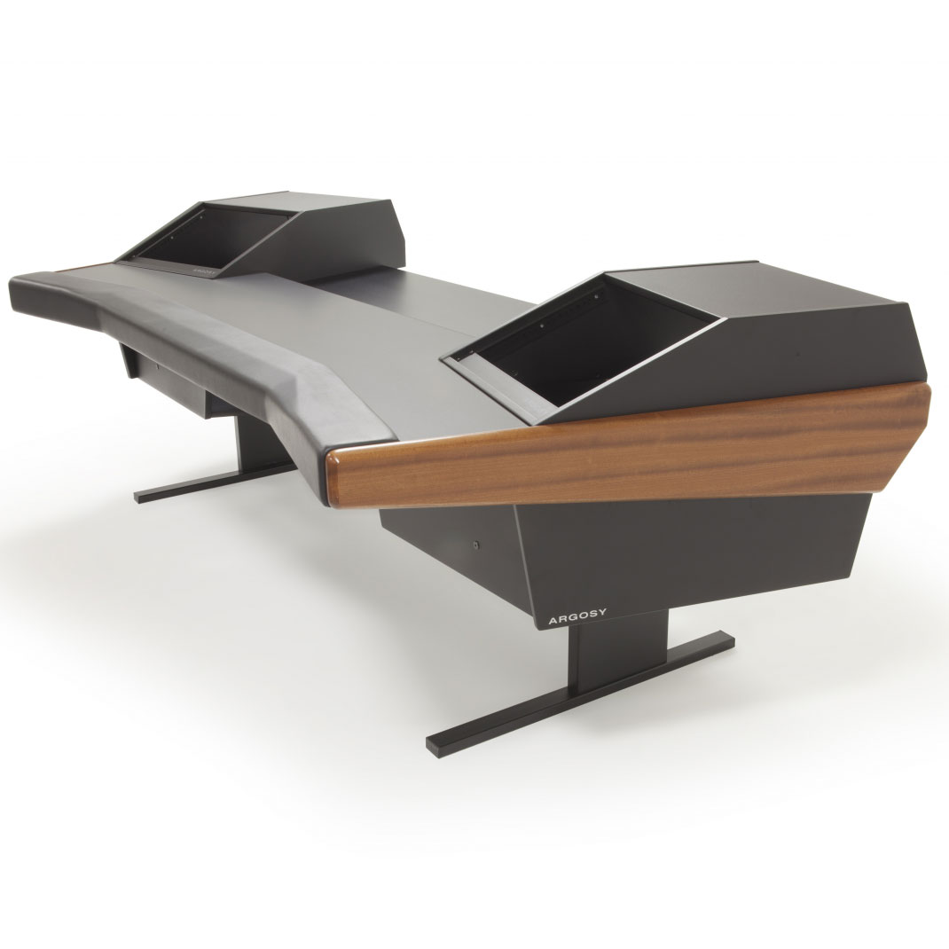 Argosy Console Dual 15 Workstation with 803 Racks - Mahogany
