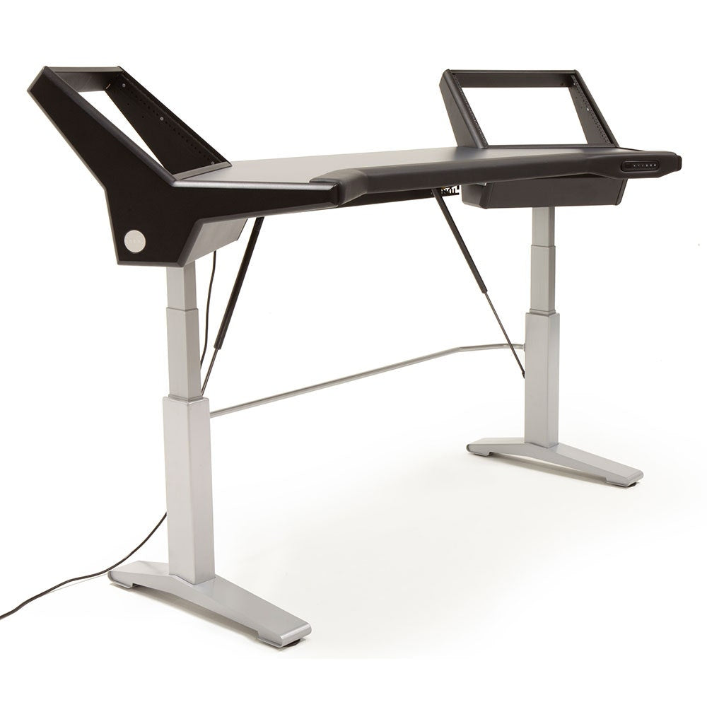 Argosy HALO.SE2 Sit-Stand Workstation Desk Base Unit - Mahogany Finish