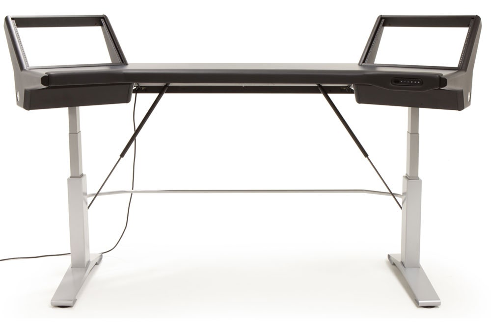 Argosy HALO.SE2 Sit-Stand Workstation Desk Base Unit - Mahogany Finish