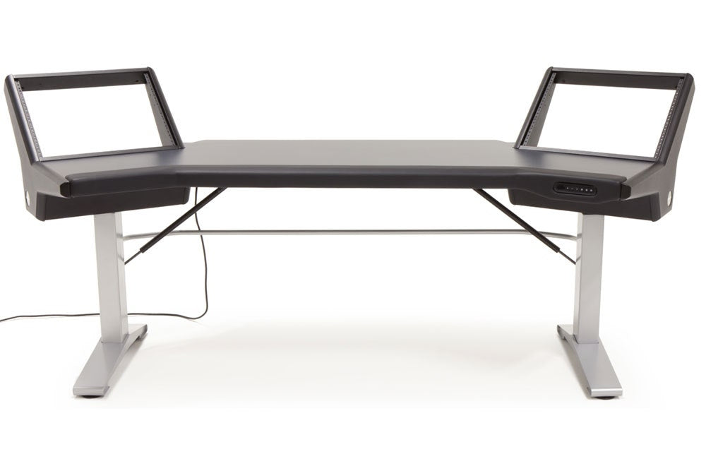 Argosy HALO.SE2 Sit-Stand Workstation Desk Base Unit - Mahogany Finish