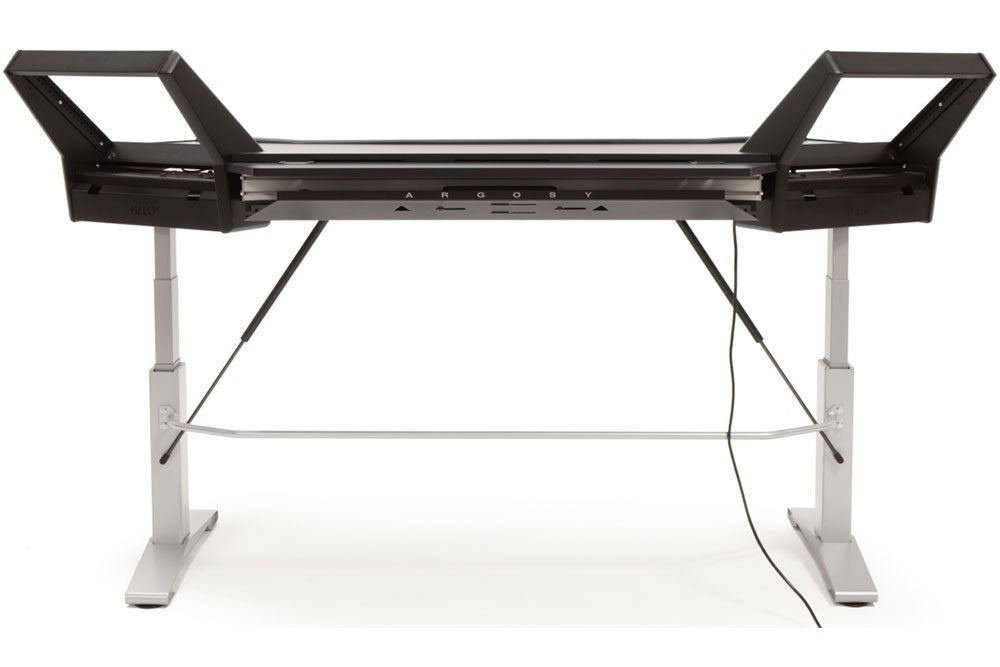 Argosy HALO.SE2 Sit-Stand Workstation Desk Base Unit - Mahogany Finish