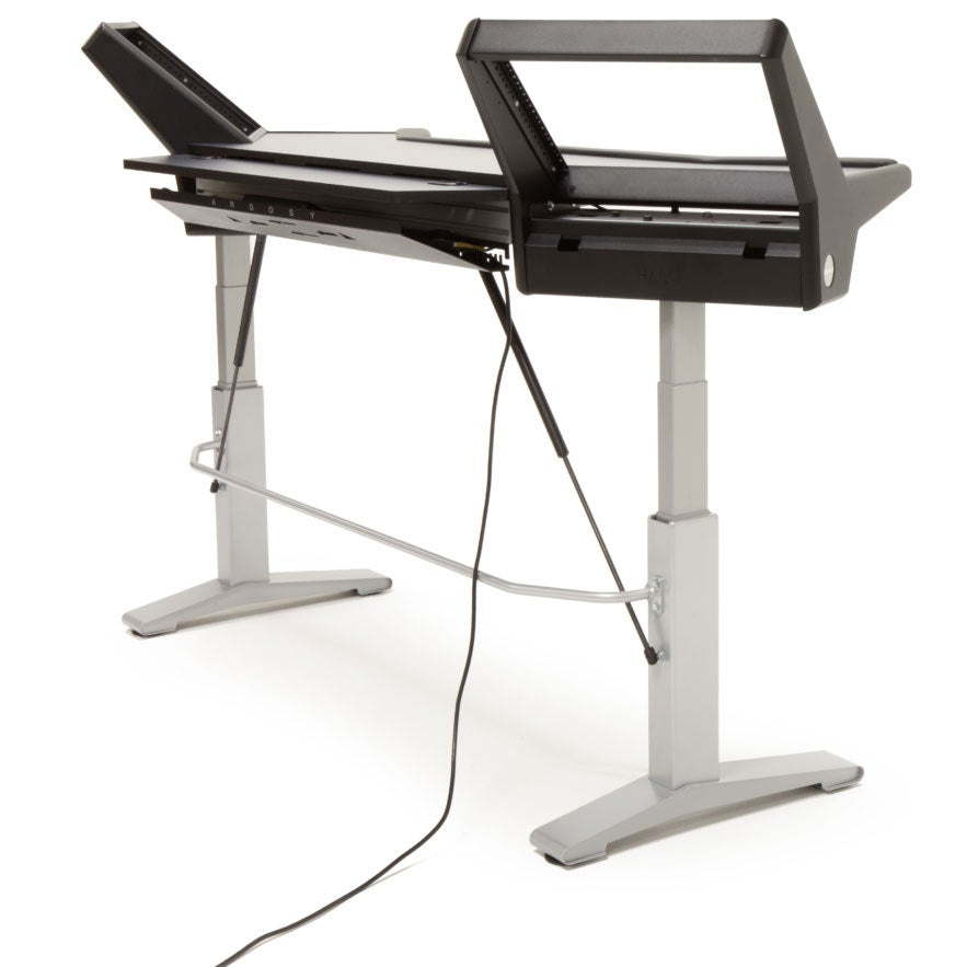 Argosy HALO.SE2 Sit-Stand Workstation Desk Base Unit - Mahogany Finish