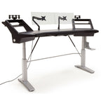 Argosy HALO.SE2 Ultimate Sit-Stand Workstation Desk - Fingerprint Resistant Black