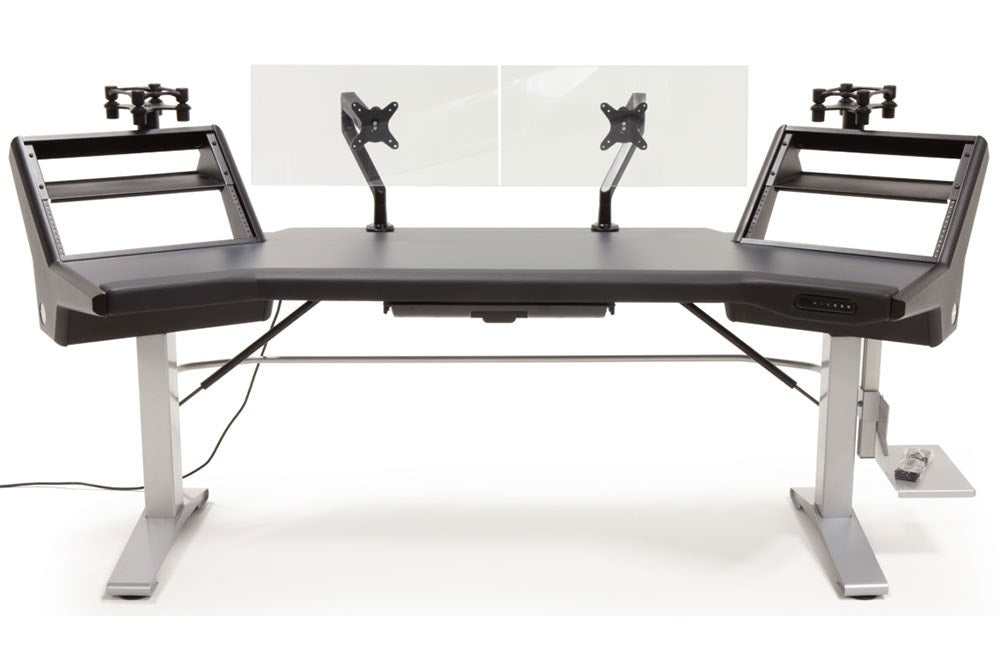 Argosy HALO.SE2 Ultimate Sit-Stand Workstation Desk - Fingerprint Resistant Black