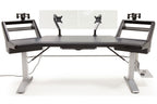 Argosy HALO.SE2 Ultimate Sit-Stand Workstation Desk - Fingerprint Resistant Black