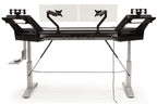 Argosy HALO.SE2 Ultimate Sit-Stand Workstation Desk - Fingerprint Resistant Black
