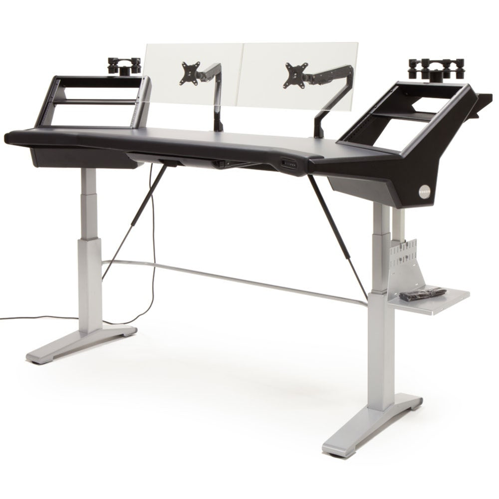 Argosy HALO.SE2 Ultimate Sit-Stand Workstation Desk - Fingerprint Resistant Black