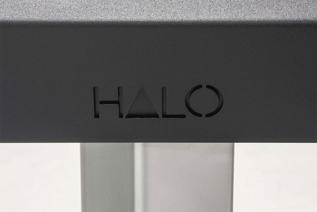 Argosy HALO.SE2 Ultimate Sit-Stand Workstation Desk - Fingerprint Resistant Black