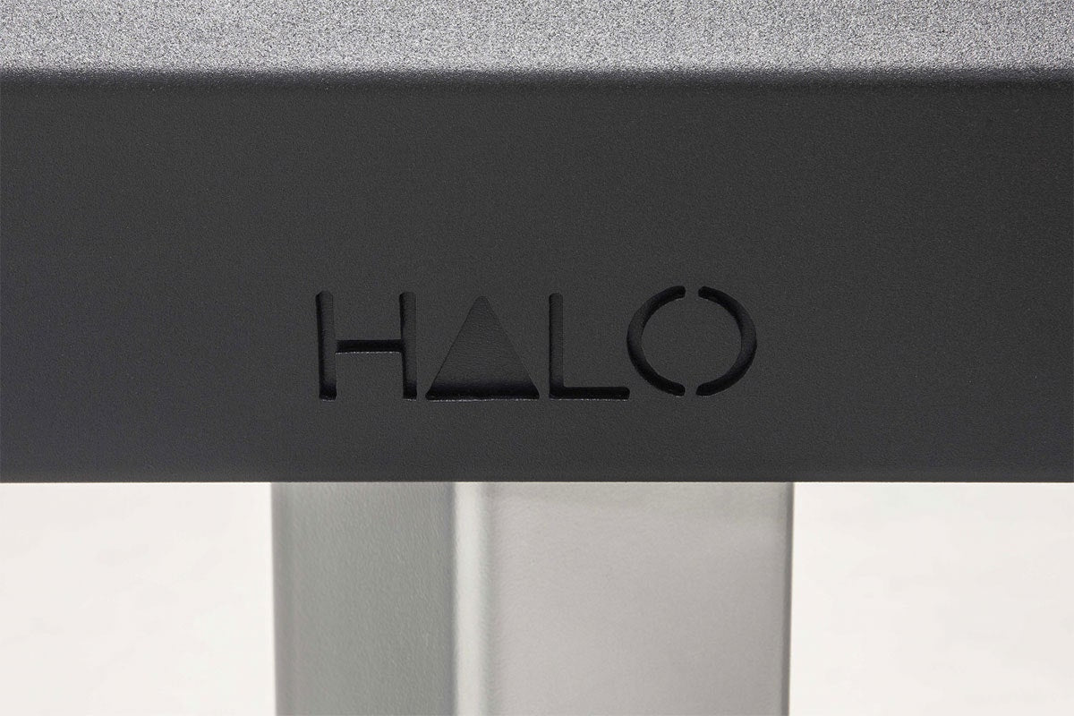 Argosy HALO.SE2 Ultimate Sit-Stand Workstation Desk - Fingerprint Resistant Black