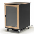 Argosy IsoBox PRO 18RU Sound Isolation Cabinet - Red Oak Trim, Left Door Swing